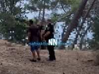 Φωτιά στη Ναύπακτο, στον λόφο της δεξαμε...