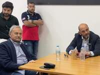 Ο Ιάσονας Φωτήλας στην συνάντηση για την Παναχαϊκή