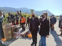 ΠΑΤΡΑ: Στον καταυλισμό Ρομά στον Ριγανόκαμπο ο Χ. Μπονάνος
