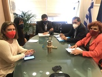 Συνάντηση με τον Υφυπουργό Πολιτισμού Νι...