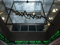 «Μαύρη Δευτέρα» στο Χρηματιστήριο Αθηνών...