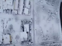 Κακοκαιρία Μπάρμπαρα: Λευκό τοπίο ο Βόλος -BINTEO