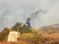 Φωτιά στη Ρόδο: Καίγονται σπίτια στο Ασκ...