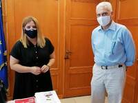 Συνάντηση Φ. Ζαΐμη με Μ. Συρεγγέλα στο π...