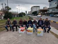 Ο υποψήφιος Δήμαρχος Πατρέων Πέτρος Ψωμά...