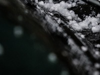 Πάτρα: Δυνατή βροχόπτωση και χαλάζι