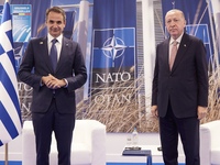 Ελληνοτουρκικά: Συνάντηση Μητσοτάκη- Ερν...