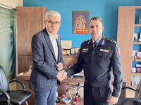 Ο Άγγελος Τσιγκρής στη Διεύθυνση Πυροσβε...