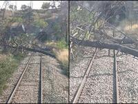 Κακοκαιρία: Ακινητοποιήθηκε το τρένο Int...