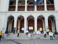 Κινητοποίηση οικολόγων στην Πάτρα κατά τ...