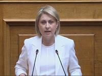 Η βουλευτής Αχαΐας Χριστίνα Αλεξοπούλου ...