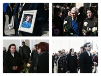 Το τελευταίο αντίο στην Άλκη Ζέη- ΦΩΤΟ 