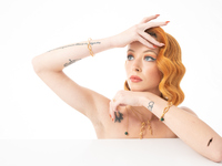 kολιέ fluidity color από ορείχαλκο με κί...