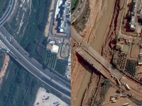 Ισπανία: Το πριν και το μετά από τις φον...