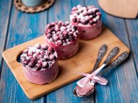 Συνταγή για τσιζκέικ με μύρτιλλα χωρίς ψήσιμο