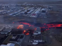 Συγκλονιστικά πλάνα από drone: Λάβα από ...