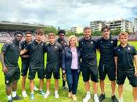 Η Γεωργία Ντάτσικα κοντά στην Παναχαϊκή 