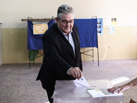 Ψήφισε ο Δημήτρης Κουτσούμπας