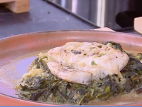 Συνταγή για λαβράκι φρικασέ