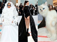 Met Gala: Ζήτω ο Lagerfeld, με ασπρόμαυρ...