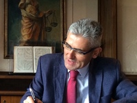 Ο Άγγελος Τσιγκρής εισηγητής της Έκθεσης...