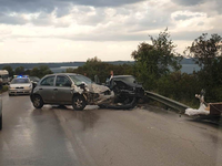 Νέο τροχαίο στο δρόμο καρμανιόλα έξω απο...