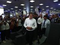 Ο Κυριάκος Μητσοτάκης στα περίπτερα της ΔΕΘ 