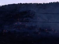 Φωτιά στον Ασπρόπυργο- Ολονύχτια μάχη τω...