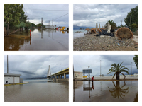 Ο Ιανός μετέτρεψε σε... ποτάμια δρόμους ...