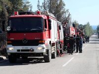 Φωτιά σε καλαμιές στο Ρίο Πατρών - Στο δ...