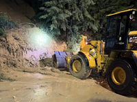 Η πρώτη κατολίσθηση στην μίνι Περιμετρικ...