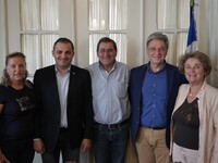 Συνάντηση του Δημάρχου Πατρέων με την Πρ...