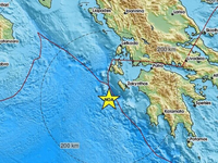 Σεισμός νοτιοδυτικά της Ζακύνθου