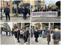 Κλειστή η οδός Μαιζώνος στο Δημαρχείο Πά...