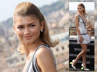 Ζεντάγια: Press tour- πασαρέλα στη Ρώμη,...