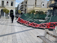 Πάτρα: Βανδαλισμοί στα υπό ανάπλαση σιντ...