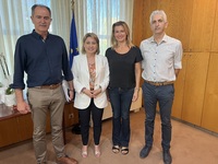 Χριστίνα Αλεξοπούλου: Συνάντηση με αντιπ...