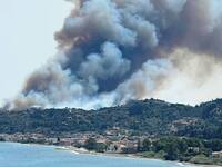 Φωτιά στη Ναύπακτο: Σε επιφυλακή όλη νύχ...