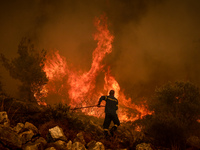 Φωτιά στην Πάρνηθα: Πλησιάζουν σπίτια οι...