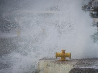 Εικόνα από την κακοκαιρία στην Κυλλήνη- ΒΙΝΤΕΟ 