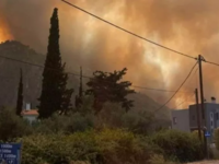 Φωτιά στο Διακοπτό: Καλύτερη η εικόνα απ...