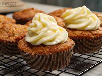 Cupcakes καρότου, εύκολα & χωρίς μίξερ