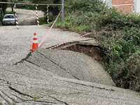 Πάτρα: Δρόμος… κομμάτια η οδός Ομήρου στ...