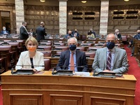 Η Αχαιή βουλευτής Χριστίνα Αλεξοπούλου ε...