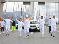 Στη Γέφυρα Ρίου - Αντιρρίου η πορεία της...