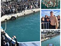 Πάτρα: Πλήθος κόσμου στην τελετή αγιασμο...