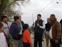 Επίσκεψη Κασσελάκη στον καταυλισμό των Ρ...