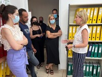 Η Χριστίνα Αλεξοπούλου επισκέφθηκε το Κέ...