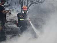 Φωτιά στη Σταμάτα: Βελτιωμένη η εικόνα- ...