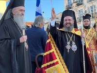 Πλήθος πιστών στην υποδοχή του νέου Μητρ...